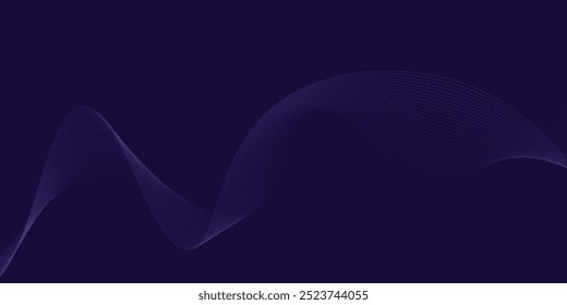 Elegante patrón de flujo de partículas azul profundo, ideal para gráficos de Web contemporáneos, lujosos medios de impresión, Fondos de pantalla de moda, presentaciones futuristas y obras de arte digitales creativas