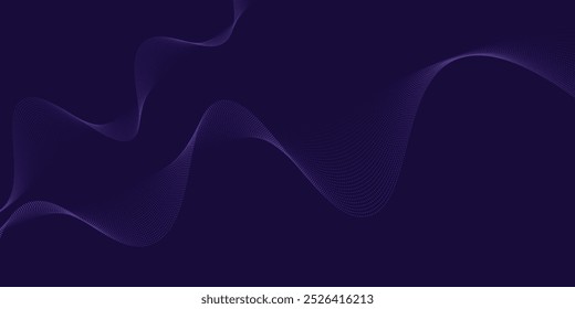 Elegant Deep Blue Particle Flow Pattern, Ideal for Contemporary Web Graphics, Luxurious Print Media, Fashionable Wallpapers, Futuristic Presentations, and Creative Digital Artwork