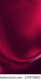 Elegante flujo de seda roja profunda y carmesí