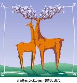 Elegant deer