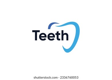 Elegant dental clinic logo design