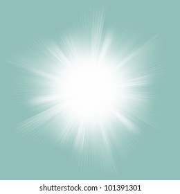 Elegant design with a burst. EPS 8 vector file included