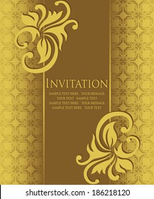 Elegant design. Can be used as wedding invitation or card for Mothers day    