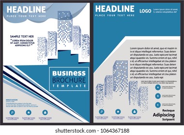 elegant design cover of business brochure