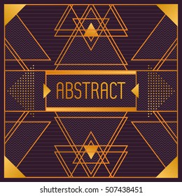 Elegant design cover. Vector template.