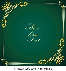 Elegant design for decorative frames to decorate the pages. Design elements . Vector illustration.

