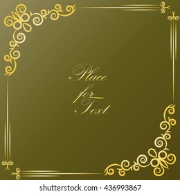 Elegant design for decorative frames to decorate the pages. Design elements . Vector illustration.
