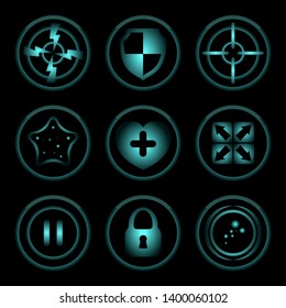 Elegant design elements for video games, mobile apps, Web sites and print projects