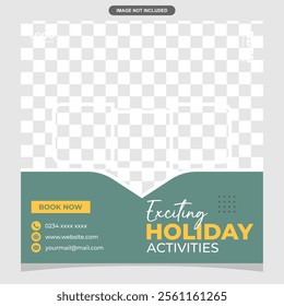 Elegant Design Family Holiday Promotion Flyer