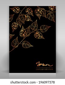 Elegant design for folder, cover, poster, flyer or others.