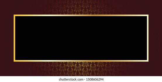 elegant design with golden color isolated n black background