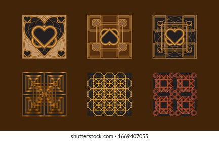 Elegant design with golden nuances for various purposes. It is suitable for those who want a memorable vintage and royal style design