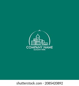Elegant design logo creative with shape and color for your media social content, brand, finance, business, company