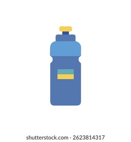 An elegant design of a sports drink bottle tailored for events and athletic drink presentations.