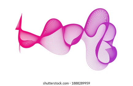 Elegant design vector background with interpolate pattern