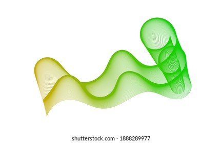 Elegant design vector background with interpolate pattern