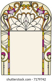 Elegant design for  vitrail/stained glass