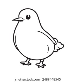 Elegant and detailed pigeon line art, perfect for t-shirts, hoodies, home decor, and digital projects. Available in scalable with 300 dpi resolution.