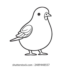 Elegant and detailed pigeon line art, perfect for t-shirts, hoodies, home decor, and digital projects. Available in scalable with 300 dpi resolution.