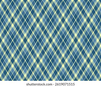 Elegant diagonal plaid pattern in calming blue and beige tones.  Perfect for textile design, website backgrounds, or creating a sophisticated aesthetic.