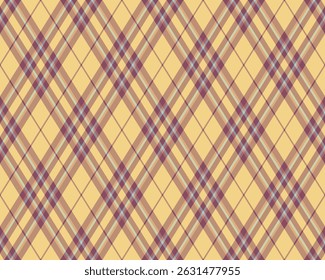 Elegant diagonal plaid pattern in muted autumnal tones.  Perfect for textile design, website backgrounds, or crafting projects.  This subtle yet stylish design evokes a feeling of warmth and comfort.