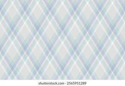 Elegant diagonal plaid pattern in soft pastel hues.  Perfect for website backgrounds, textile design, or creating a calming, sophisticated aesthetic.