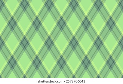 Elegant diagonal plaid pattern in soft green and teal hues.  Perfect for website backgrounds, textile designs, or wrapping paper.  Seamless repeat ensures versatile use.  Clean, modern aesthetic.