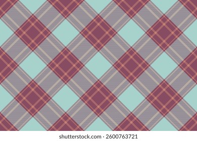 Elegant diagonal plaid pattern in soft pastel hues.  Perfect for textile designs, backgrounds, or website templates. This versatile image evokes a feeling of calm and sophistication.