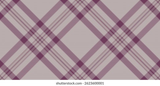 Elegante padrão xadrez diagonal em tons macios de malva e rosas empoeiradas.  Perfeito para design têxtil, moda, papel de embrulho, ou fundos de site.