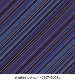 Elegant diagonal stripes in shades of purple and blue create a sophisticated and versatile pattern. Ideal for website backgrounds, textiles, or packaging design.