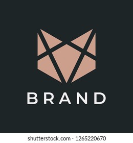 Elegant diamond logo icon. Universal diamond design.