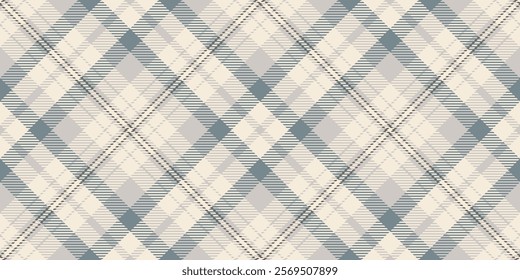 Elegant diamond plaid pattern in soft blue and beige tones. Perfect for textile design, wallpaper, or website backgrounds.  Subtle texture adds sophistication.