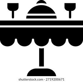 Um ícone elegante da mesa de jantar, a peça central de uma festa, juntos e expressões de esperança para um ano melhor.