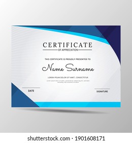 elegant diploma certificate template. Use for print, certificate, diploma, graduation