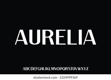 Elegant display font vector design suitable for logo, headline, poster, magazine and many more