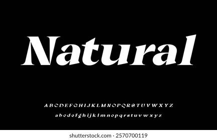 Elegant display font vector design suitable for brand, logotype, headline, poster and many more