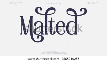  Elegant display font vector design suitable for brand, logotype, headline, poster and many more
