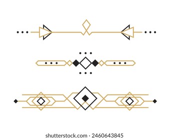 Elegant divider collection set border art