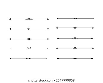 Elegant Divider Line Element Set