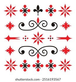 Elegant Divider Ornaments Vector Illustration.






