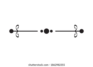 separador elegante con diseño de ilustración vectorial de icono de estilo de puntos