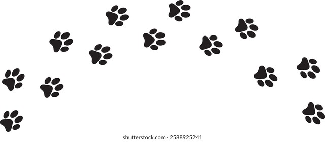 Elegant Dog Paw Print Design A Must Have Symbol for Every Animal Enthusiast