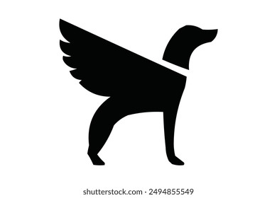 Elegant Dog Silhouette Vector Art Design