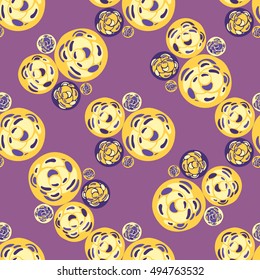 Elegant doodle seamless pattern. Nice hand-drawn illustration