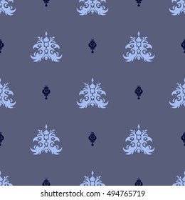 Elegant doodle seamless pattern. Nice hand-drawn illustration