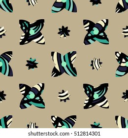 Elegant doodle seamless pattern. Nice hand-drawn vector illustration