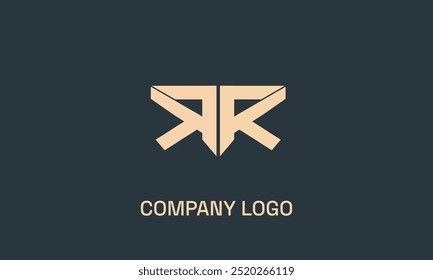 Elegant double R logo for company brand