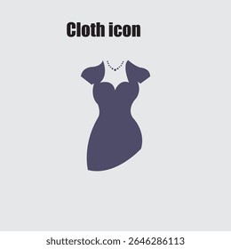 Elegante design de vetor de silhueta de vestido, enfatizando a moda, o desgaste formal e o estilo feminino gracioso para vários projetos de design.