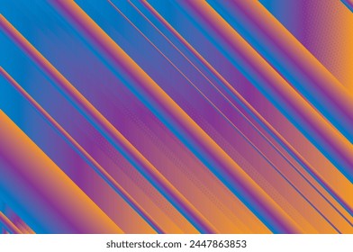 Elegant dynamic background with gradient lines. Neon glow. A common design for any purpose. Vector illustration 