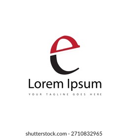 design de logotipo e letter elegante 